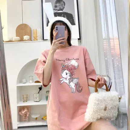 Tom & Jerry Printed Women T-Shirt Black Loose Fit