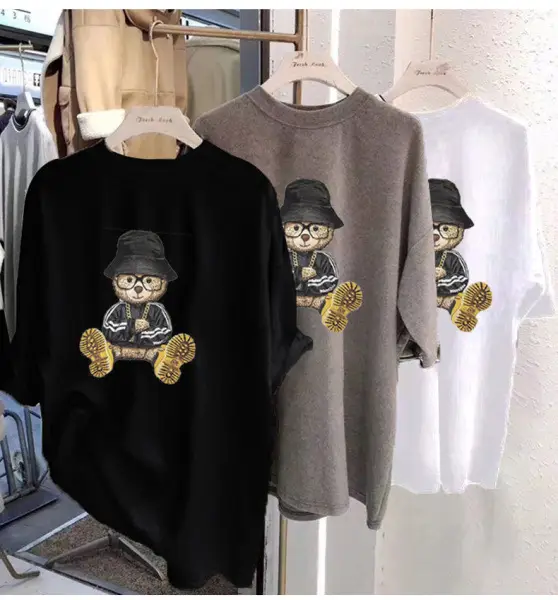 Tom & Jerry Printed Women T-Shirt Black Loose Fit