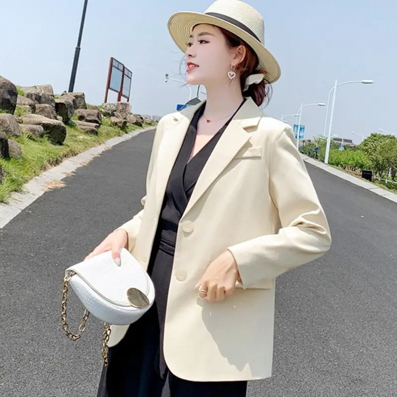 Women's Korean Style Blazer Suit Set Pink 2026 - Image 5
