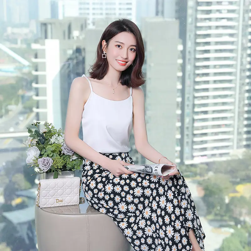 Blue Slim Fit Summer Vest for Women