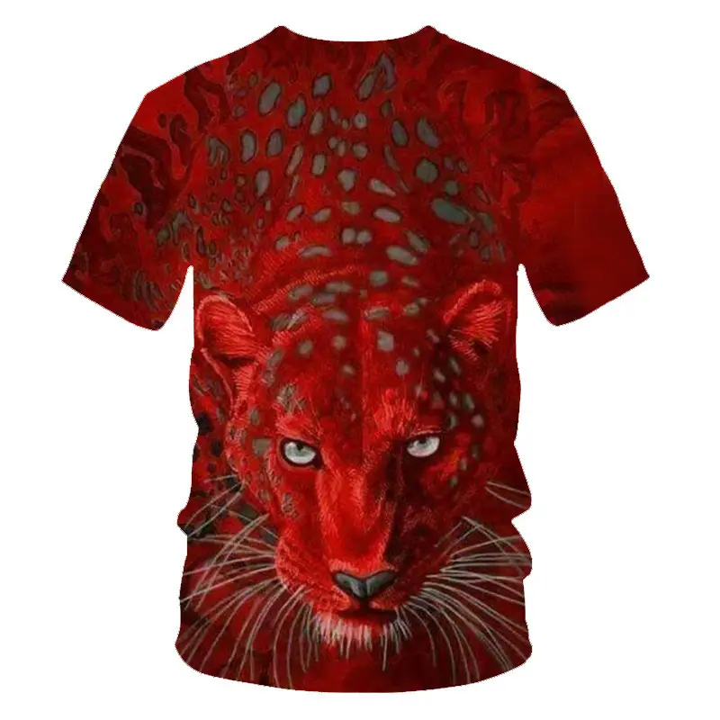 Men 3D Bee Print T-Shirt Grey Short Sleeve — feature 10