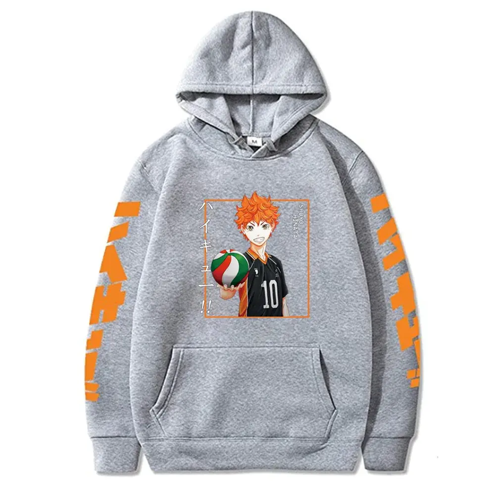 Haikyuu Kageyama Hoodie Men Yellow Karasuno Volleyball