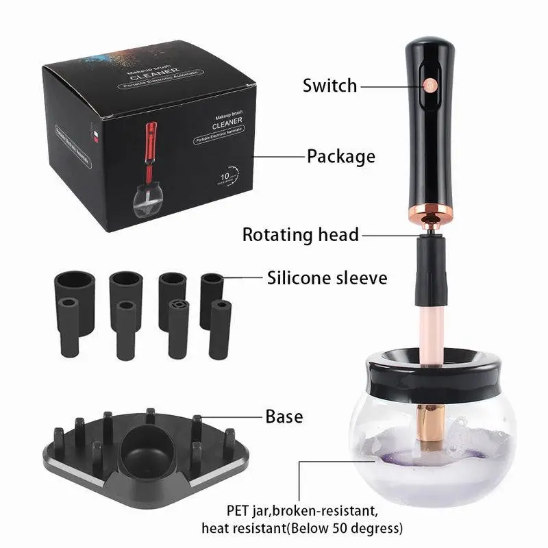 Automatic Makeup Scrubber Multi-Color Cleaning Tool