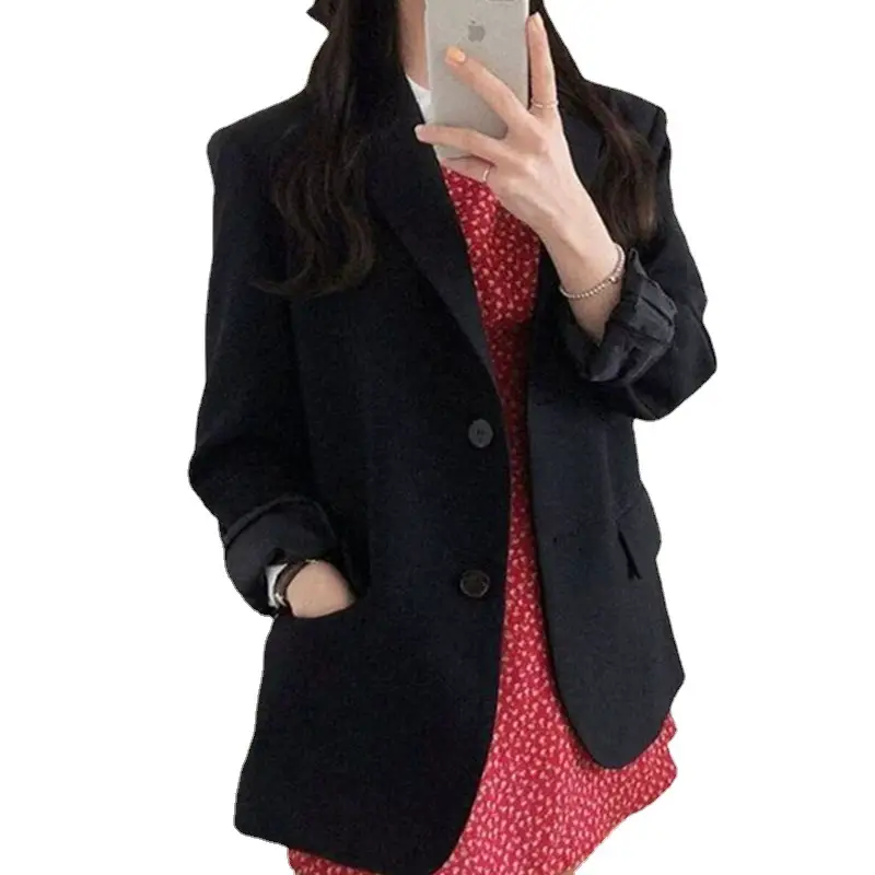 2026 Korean Style Petite Off-White Blazer Women - Image 10