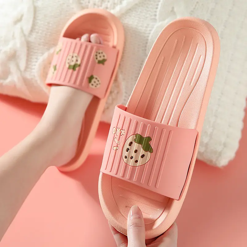 Women's Summer Sandals and Slippers Home Indoor Cartoon Cute Soft Bottom Anti-Slip Slippers for Couple for Men's Summer Outer Wear - Image 7