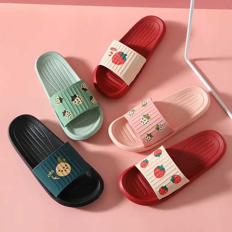 Women's Summer Sandals and Slippers Home Indoor Cartoon Cute Soft Bottom Anti-Slip Slippers for Couple for Men's Summer Outer Wear - Image 9