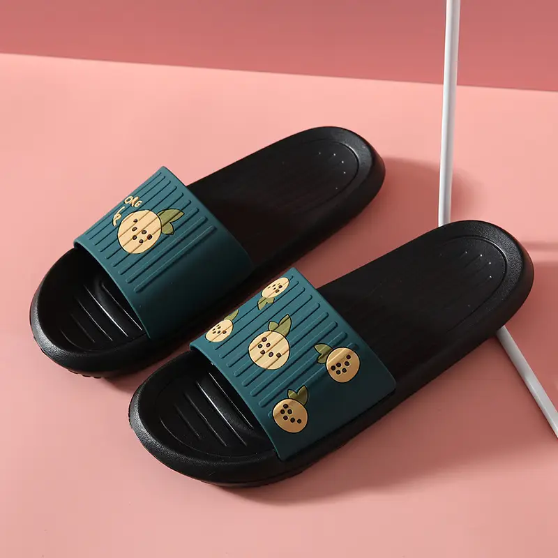 Women's Summer Sandals and Slippers Home Indoor Cartoon Cute Soft Bottom Anti-Slip Slippers for Couple for Men's Summer Outer Wear - Image 2