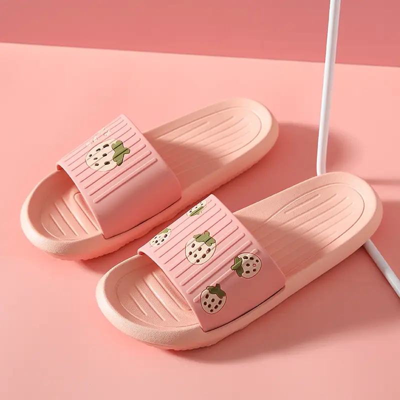 Women's Summer Sandals and Slippers Home Indoor Cartoon Cute Soft Bottom Anti-Slip Slippers for Couple for Men's Summer Outer Wear - Image 3