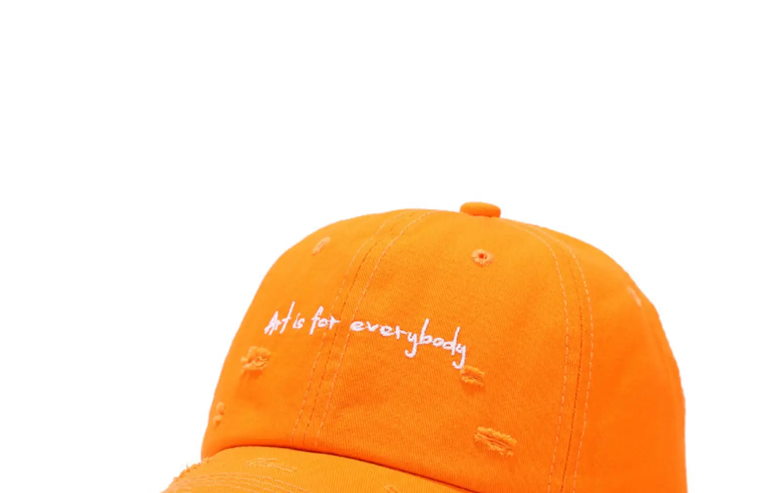 Women Embroidered Hoop Cap Black White Korean Hip Hop — feature 19