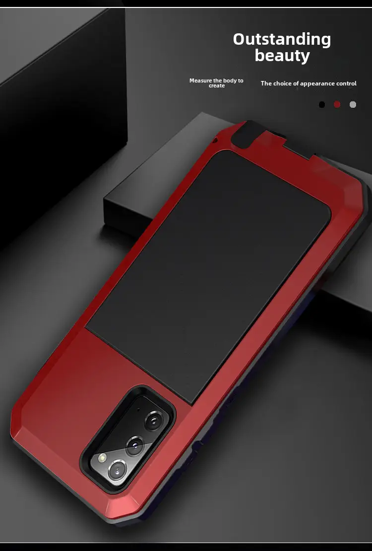 Red Anti-Fall & Shock Mobile Phone Cover - Image 49