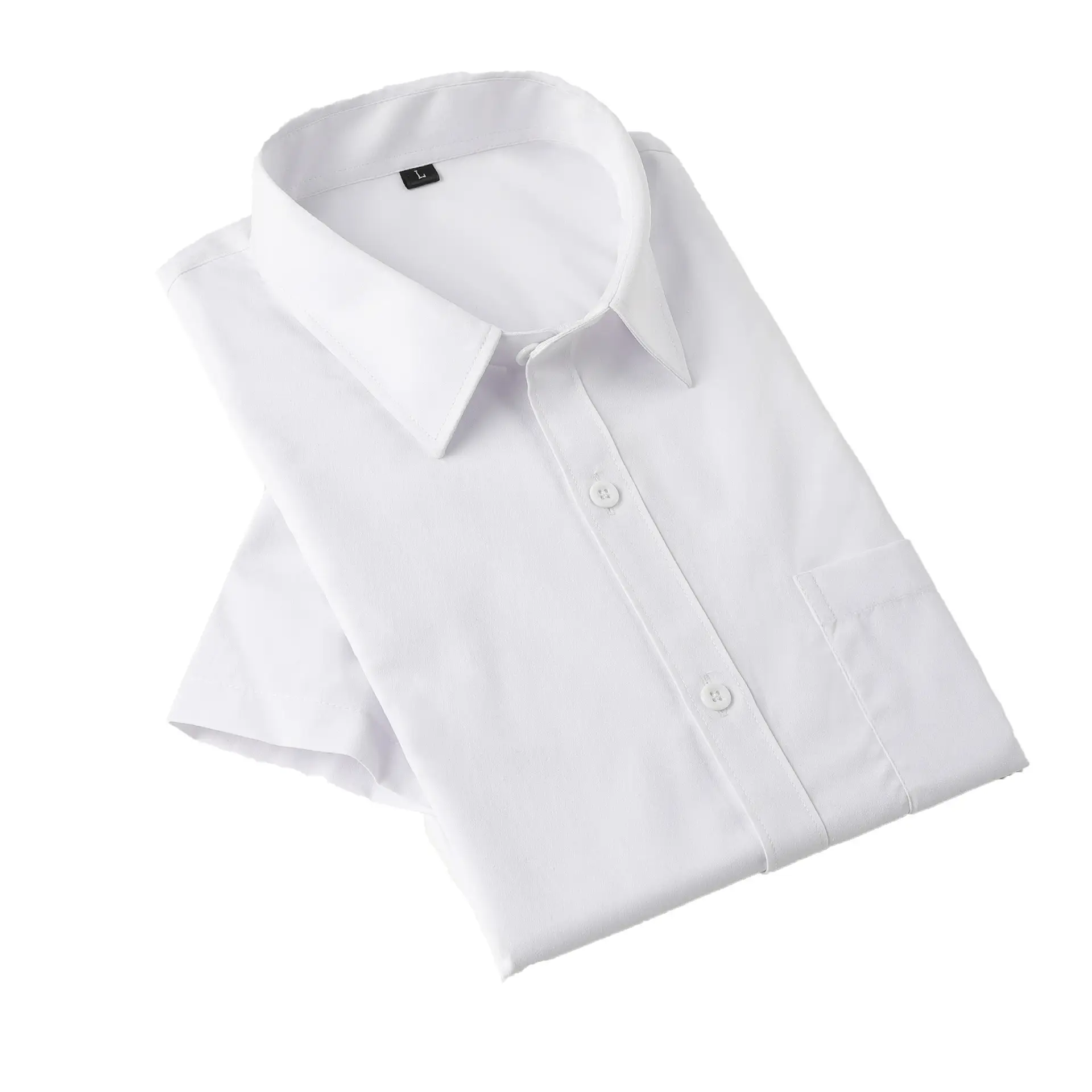 Men Red Short Sleeve Button Down Shirt Slim Fit - Image 21
