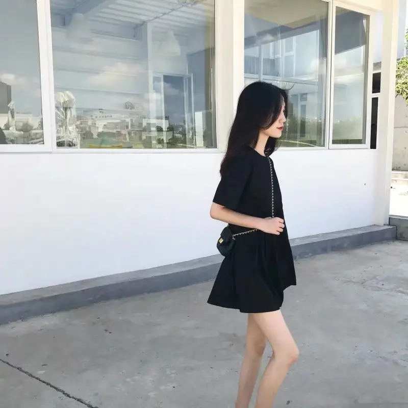 Maternity Dress Red A-Line Loose Large — feature 19