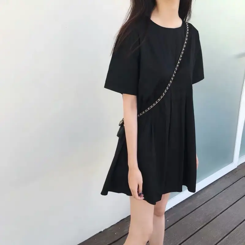 Maternity Dress Red A-Line Loose Large — feature 20