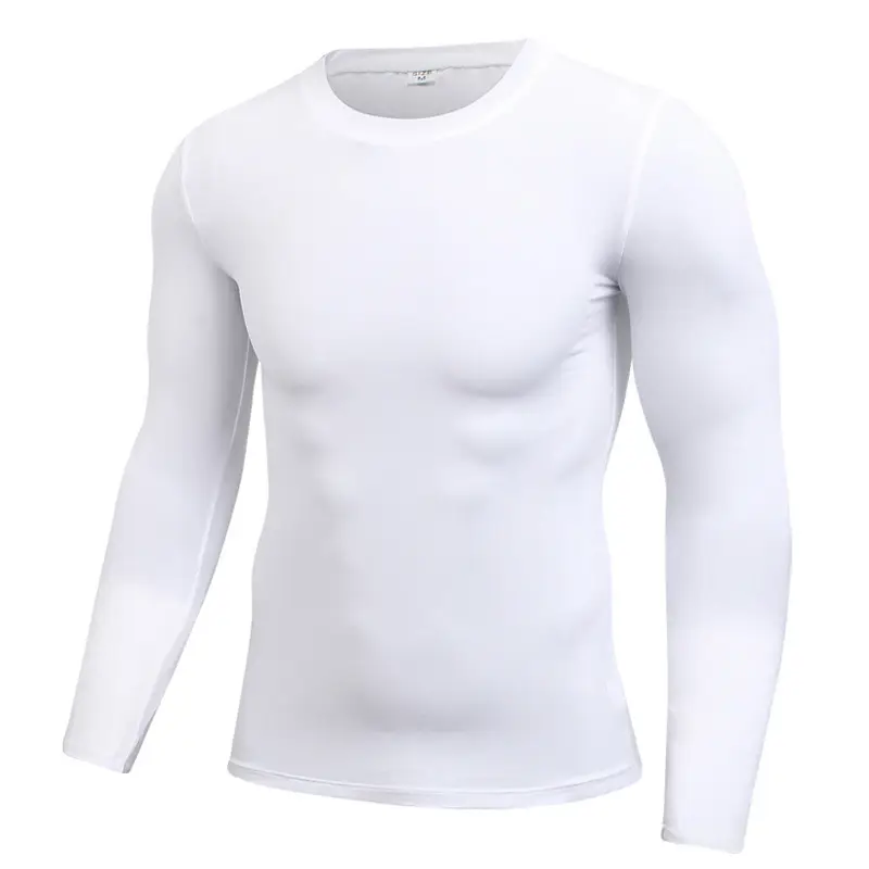 White Long Sleeve Tensile Base Shirt for Men Women Kidsren - Image 3