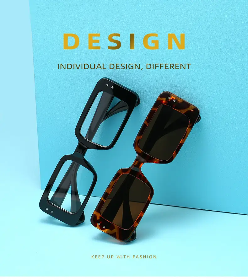 2021 Square Frame Black Sunglasses for Men Women — feature 3