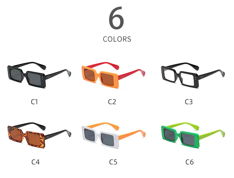 2021 Square Frame Black Sunglasses for Men Women — feature 6