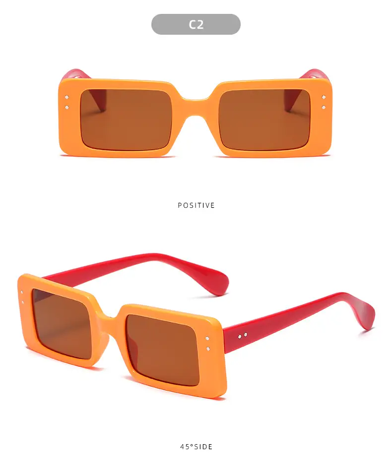 2021 Square Frame Black Sunglasses for Men Women — feature 9