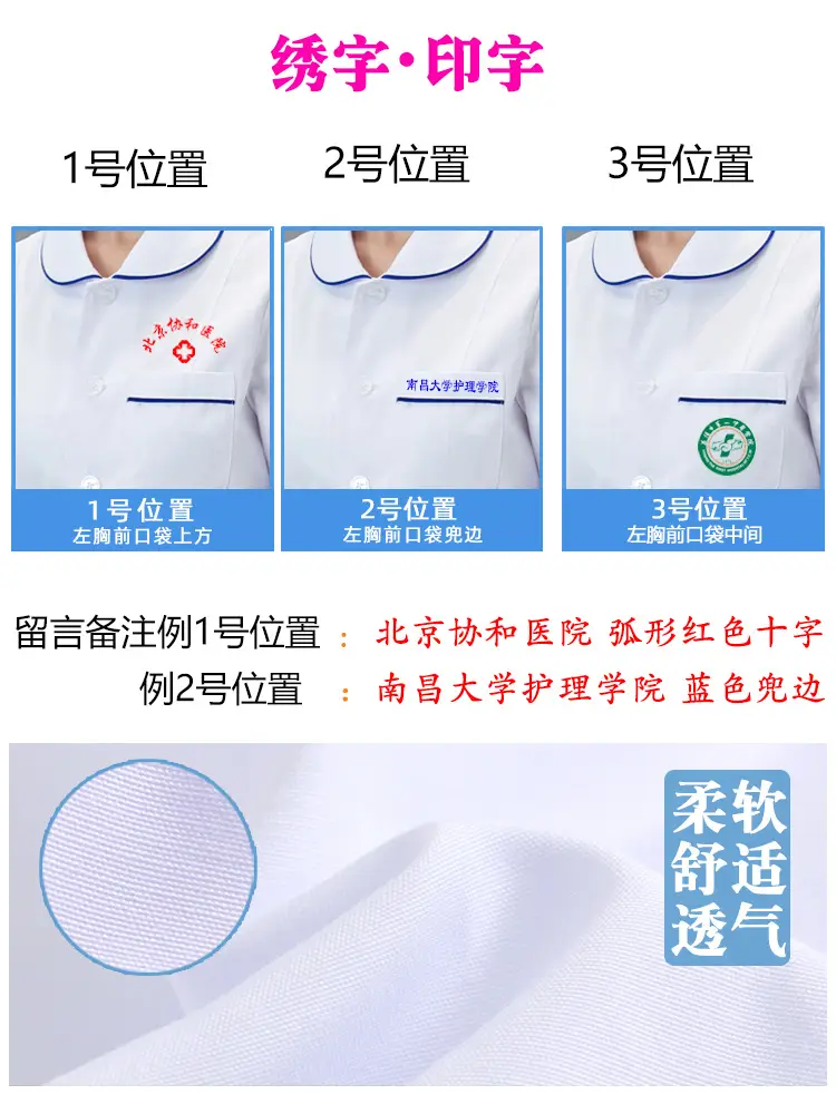 Nurse's Blue Short Sleeve Hospital Doctor's Suit - Image 23