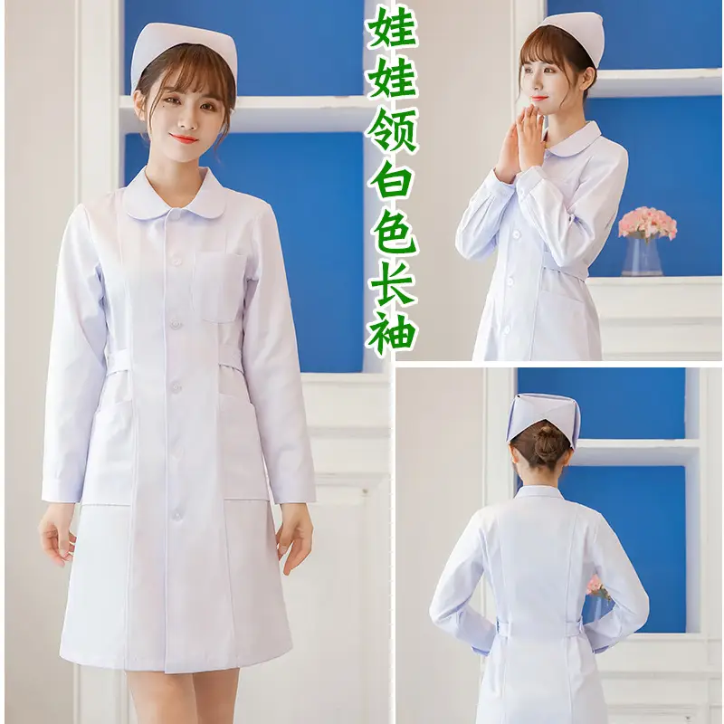 Nurse's Blue Short Sleeve Hospital Doctor's Suit - Image 10