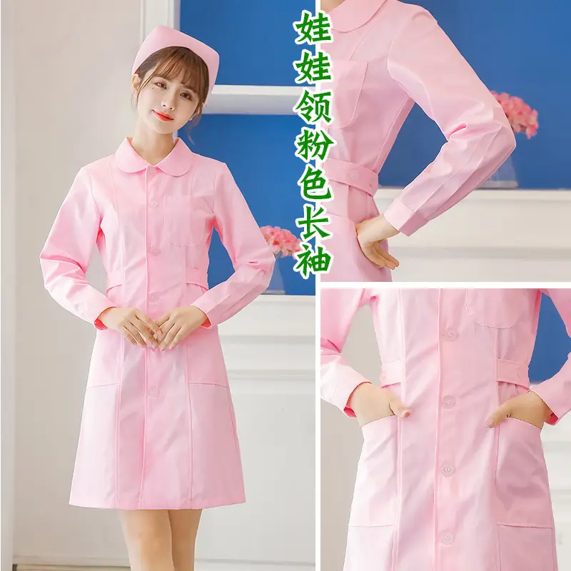 Nurse's Blue Short Sleeve Hospital Doctor's Suit - Image 12