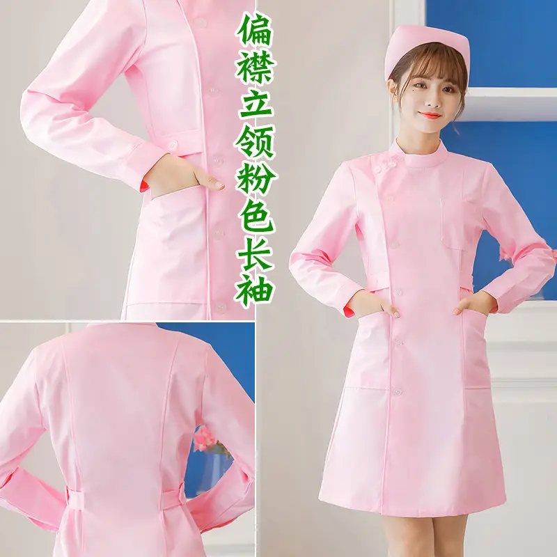 Nurse's Blue Short Sleeve Hospital Doctor's Suit - Image 15