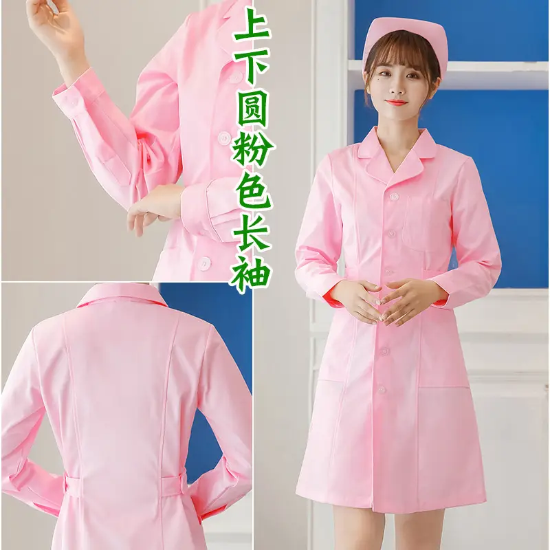 Nurse's Blue Short Sleeve Hospital Doctor's Suit - Image 18