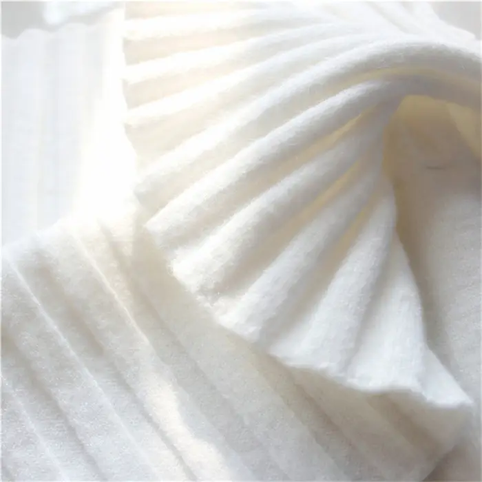 Women's White Knitted Pullover Sweater with Inner Pocket — feature 3