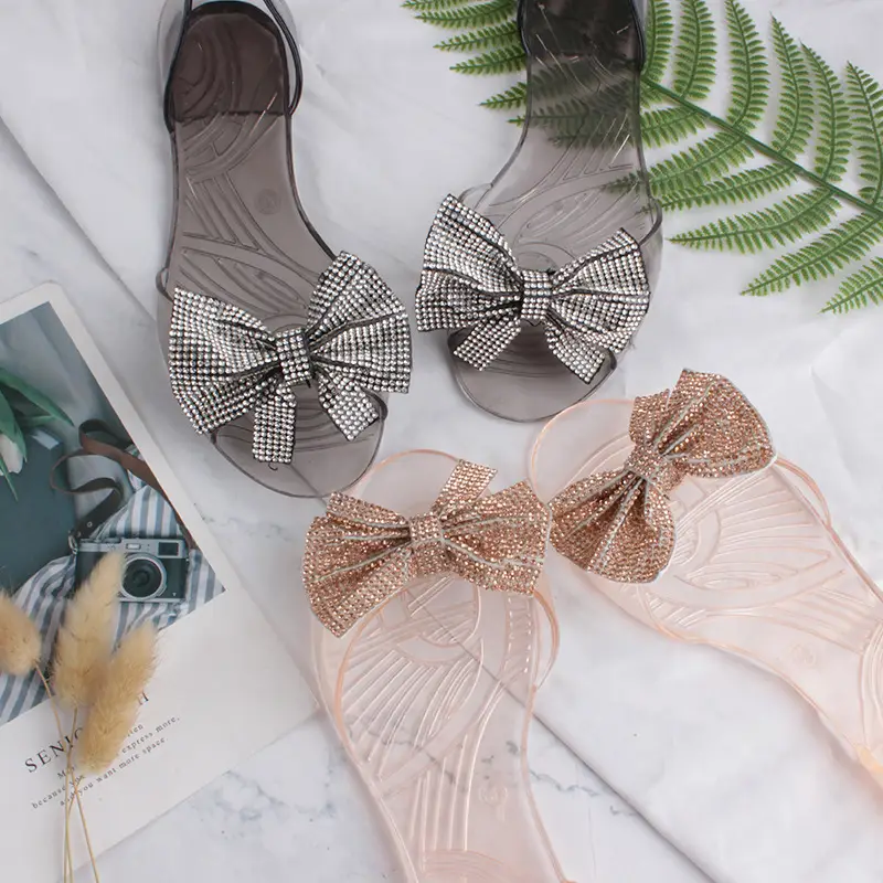 2022 Women's Fish Mouth Bow Slippers Spring Summer - Image 6