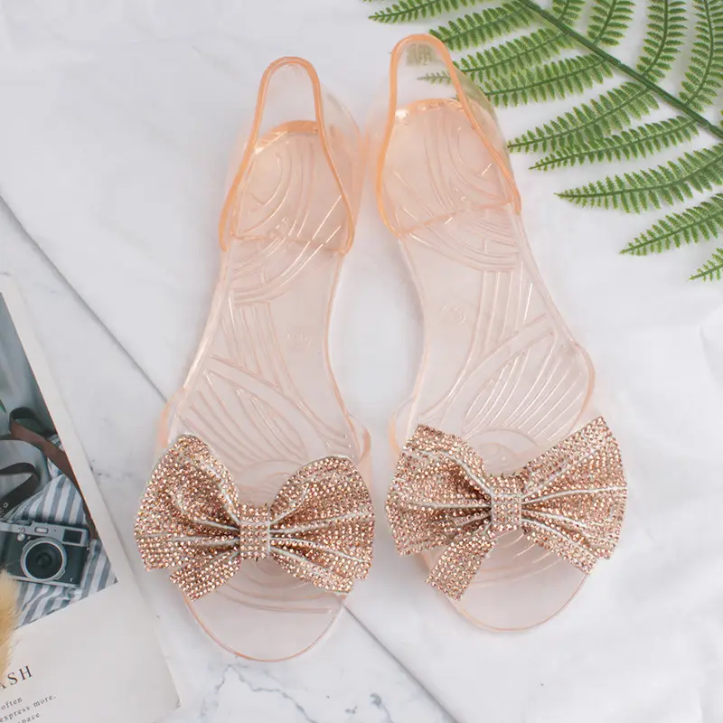 2022 Women's Fish Mouth Bow Slippers Spring Summer - Image 2