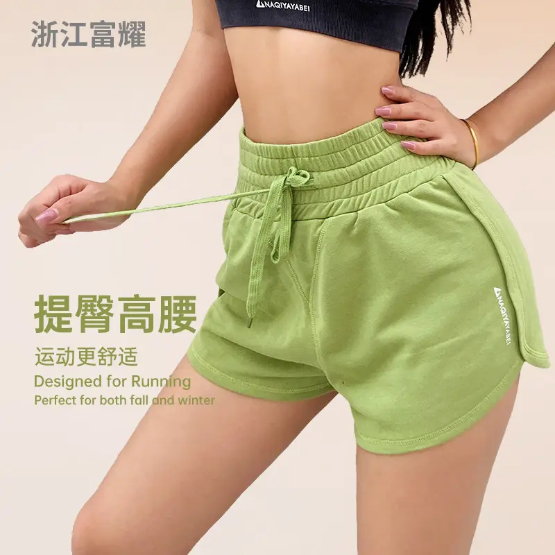 Women's Black Loose Casual Shorts Summer Quick-Drying Running Fitness Pants