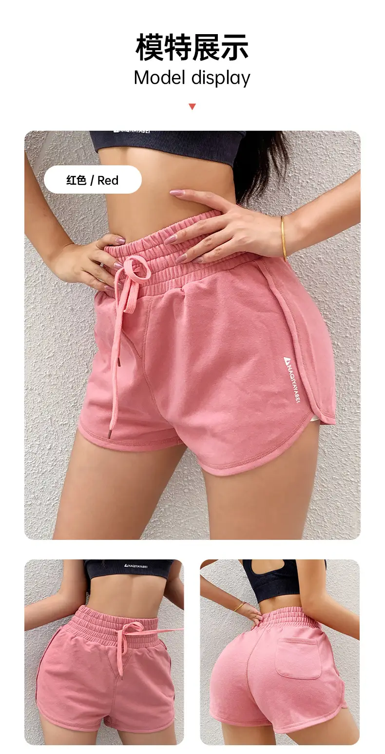 Women's Black Loose Casual Shorts Summer Quick-Drying Running Fitness Pants — feature 15
