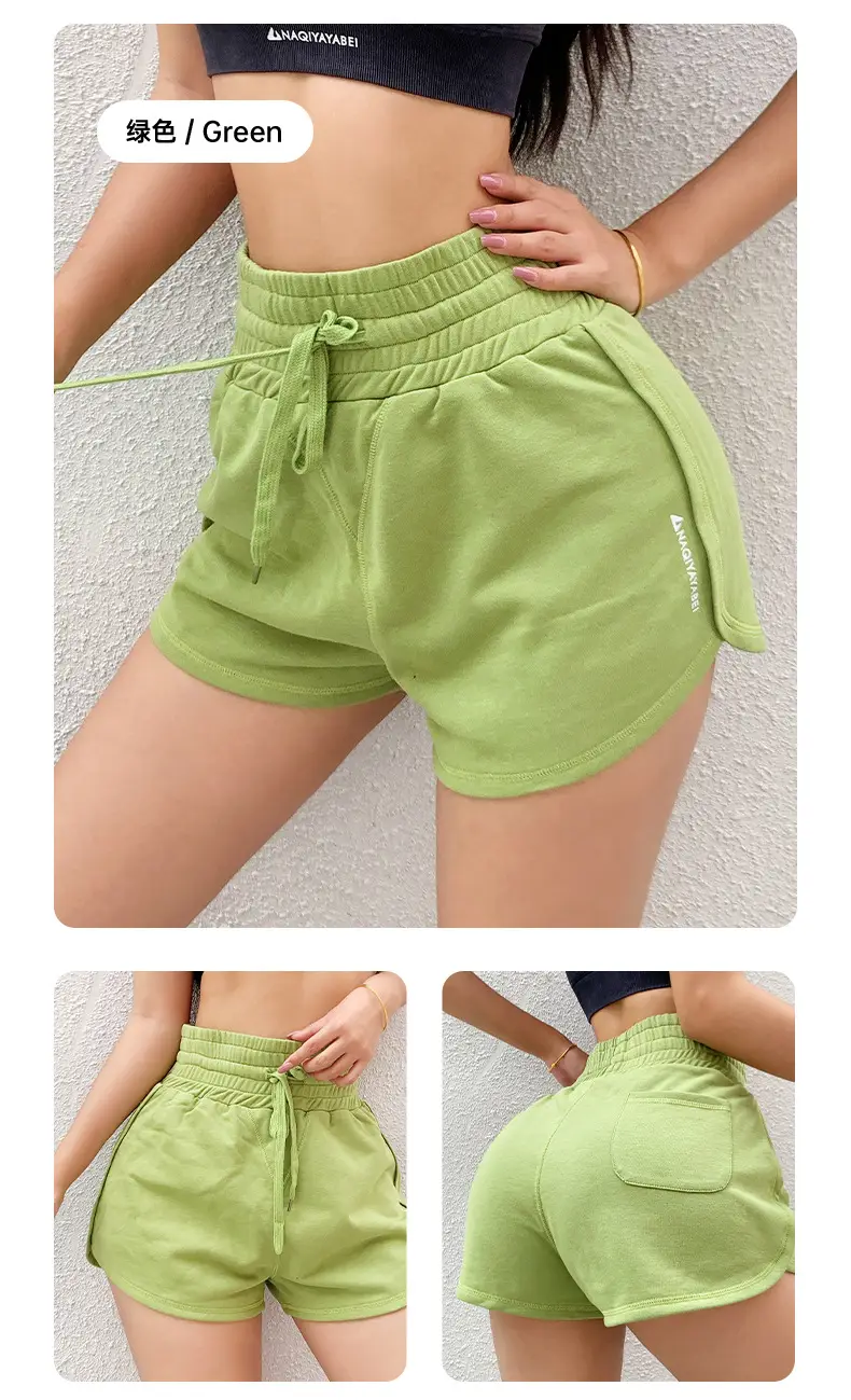 Women's Black Loose Casual Shorts Summer Quick-Drying Running Fitness Pants — feature 16