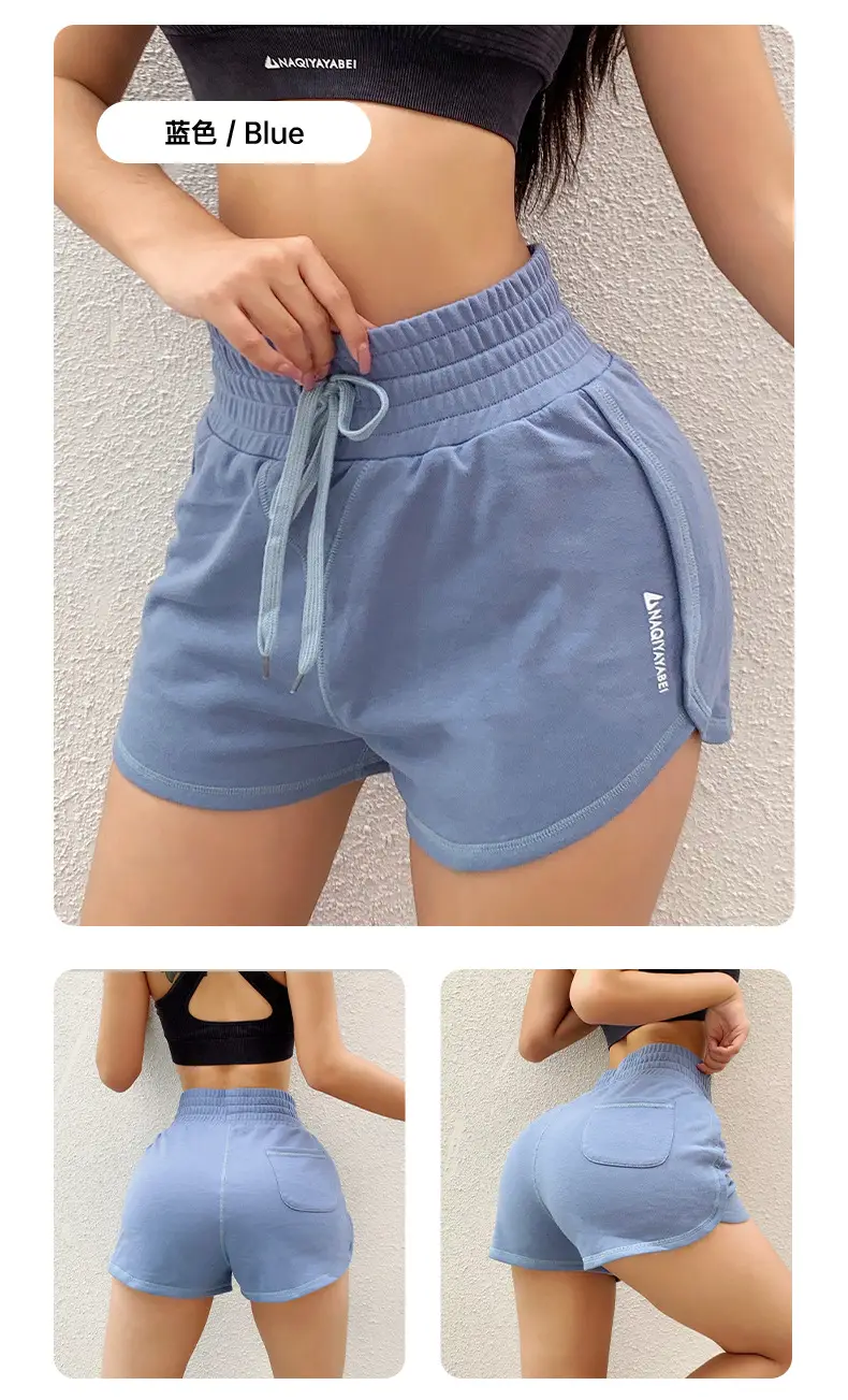 Women's Black Loose Casual Shorts Summer Quick-Drying Running Fitness Pants — feature 17