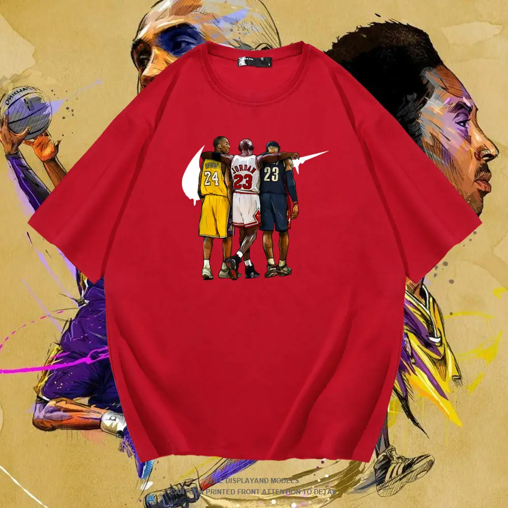 Pure Cotton Basketball Graphic T-Shirt Yellow - Image 10