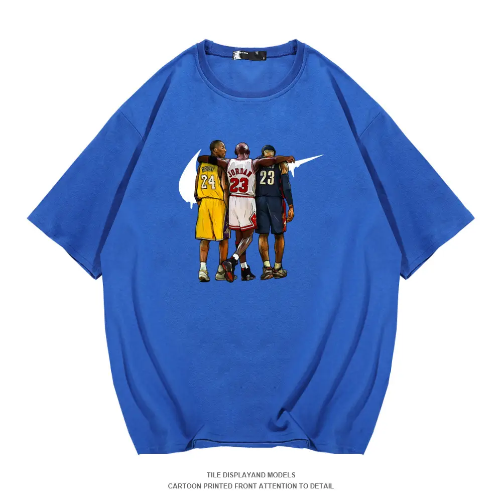 Pure Cotton Basketball Graphic T-Shirt Yellow - Image 6