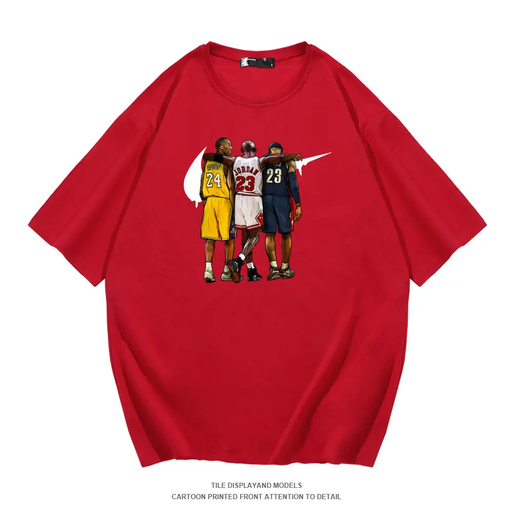 Pure Cotton Basketball Graphic T-Shirt Yellow - Image 4