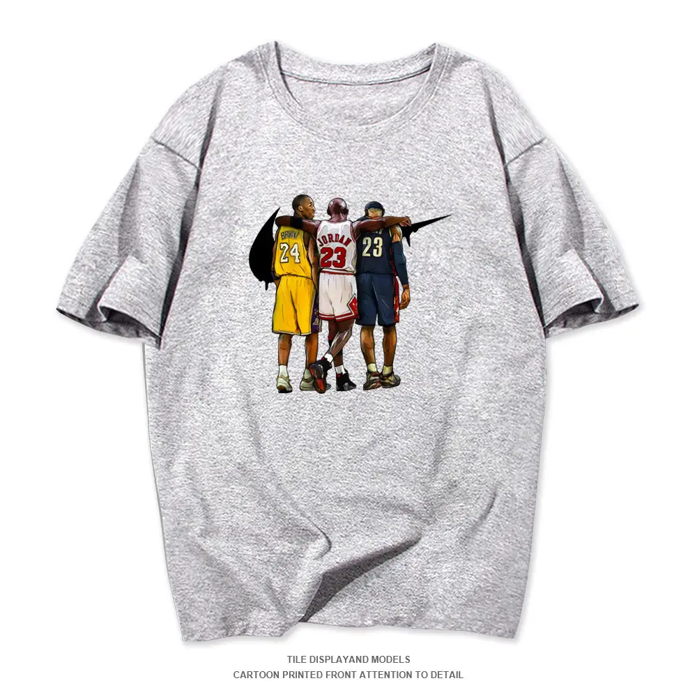 Pure Cotton Basketball Graphic T-Shirt Yellow - Image 8