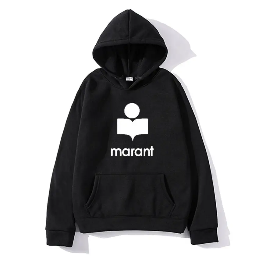 Men's Marant Hoodie Beige Cotton Winter Hooded Sweatshirt - Image 26
