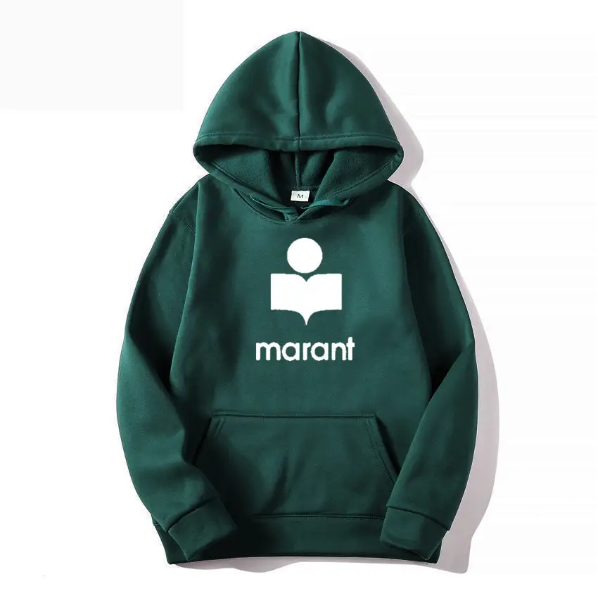 Men's Marant Hoodie Beige Cotton Winter Hooded Sweatshirt - Image 20