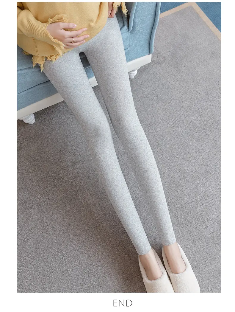 Maternity Solid Color Leggings Spring Autumn Belly Support Pants — feature 17