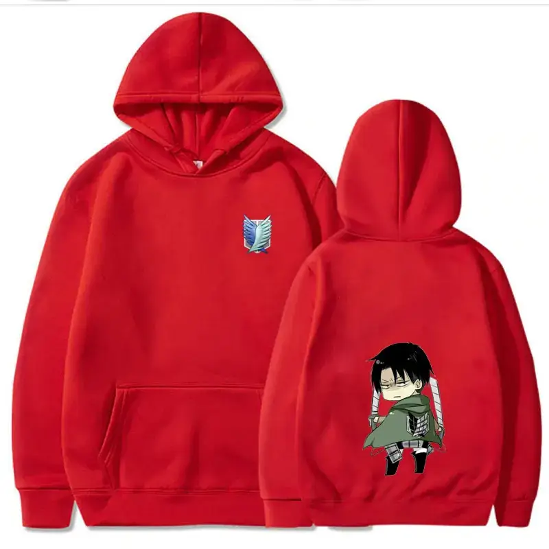 Pink Attack on Titan Eren Yeager Hooded Sweatshirt - Image 21