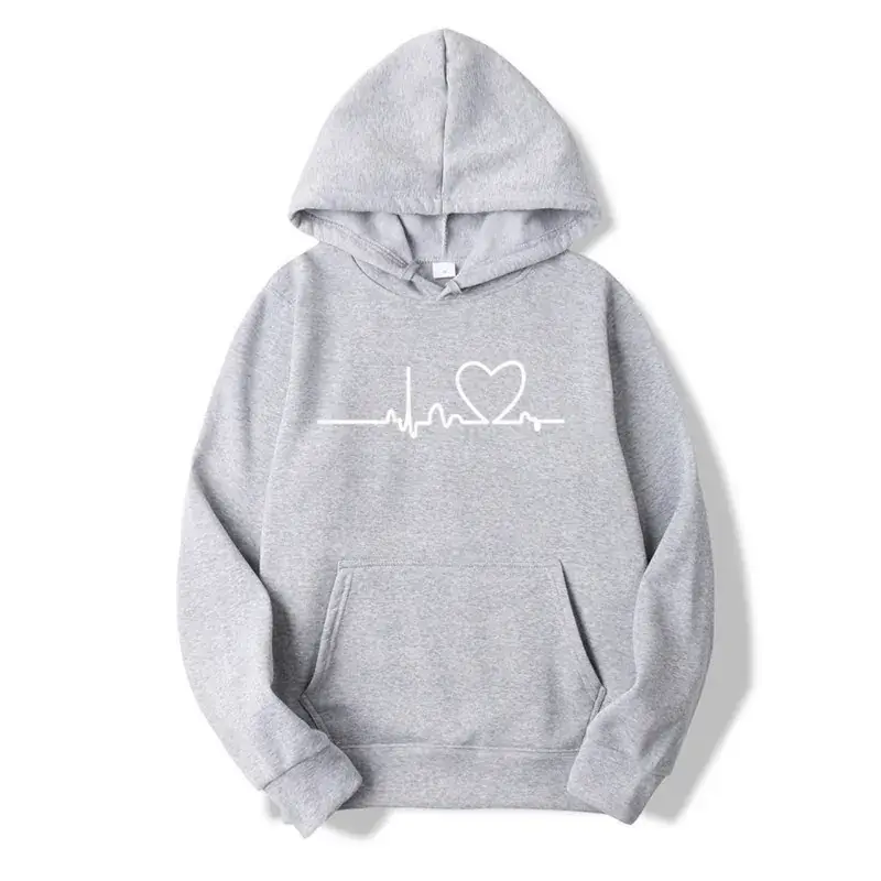 Red Fleece Hoodie for Men Winter Casual Sweatshirt - Image 13