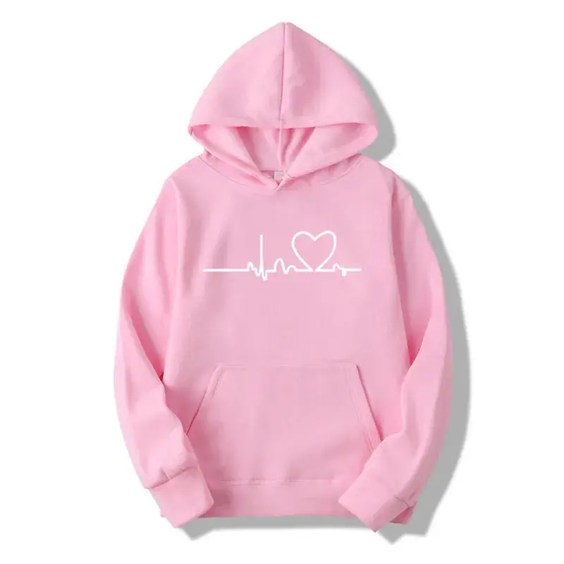 Red Fleece Hoodie for Men Winter Casual Sweatshirt - Image 16
