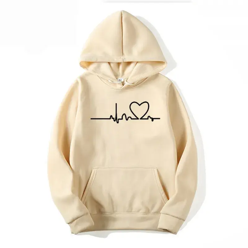 Red Fleece Hoodie for Men Winter Casual Sweatshirt - Image 7