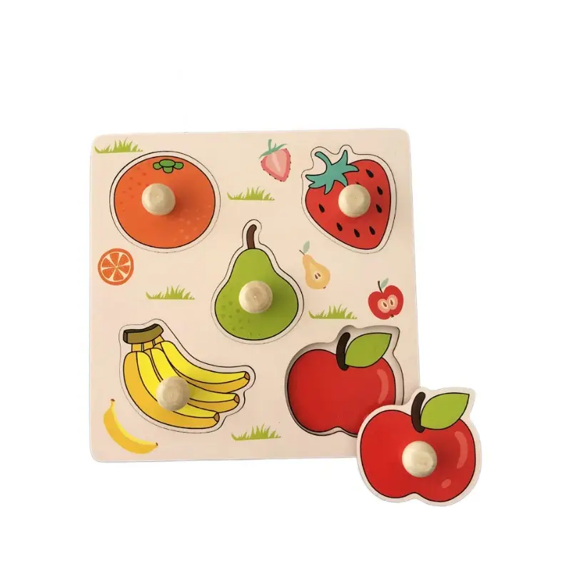 Handheld Wooden Puzzle for Kids 1-2 Years - Image 15