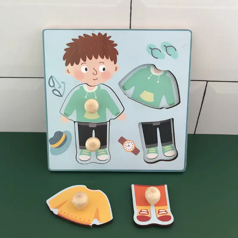 Boy changing clothes