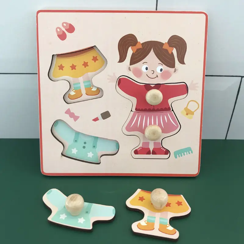 Handheld Wooden Puzzle for Kids 1-2 Years - Image 10