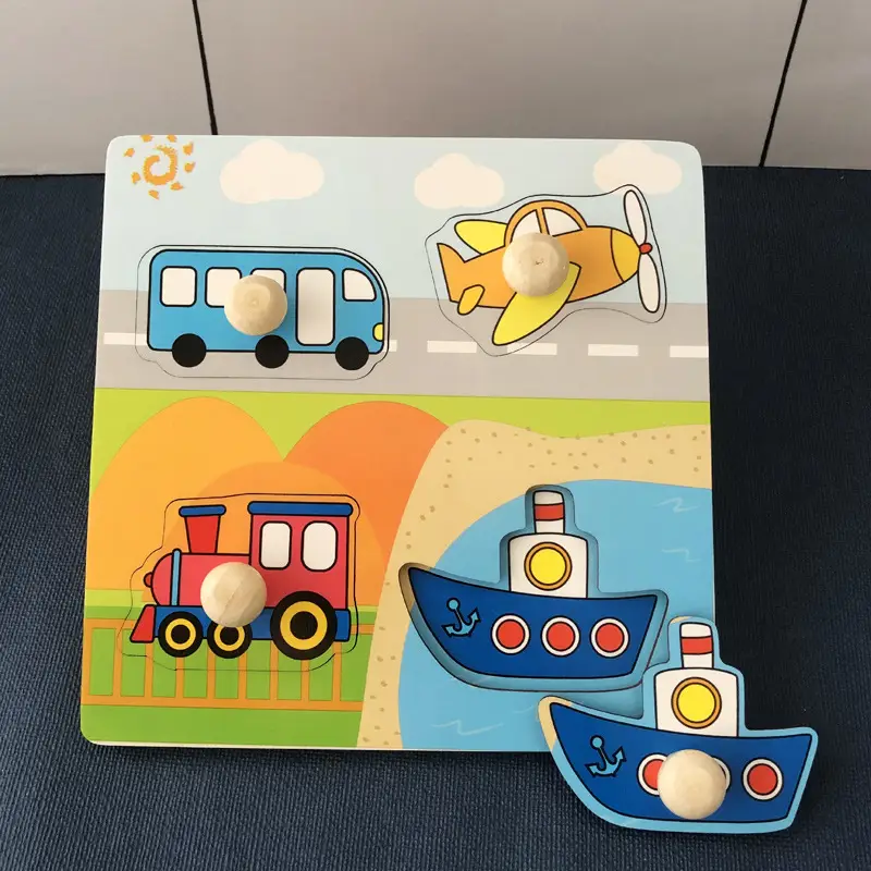 Handheld Wooden Puzzle for Kids 1-2 Years - Image 5