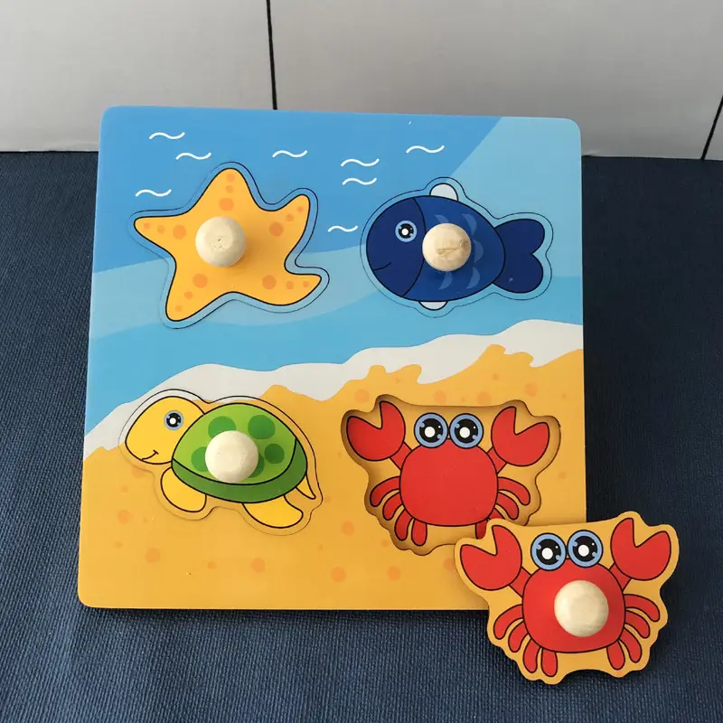 Handheld Wooden Puzzle for Kids 1-2 Years - Image 6