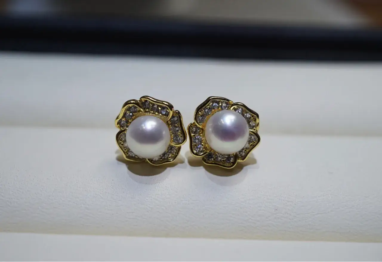 Japanese Pearl Handmade Jewelry Set for Women - Image 4
